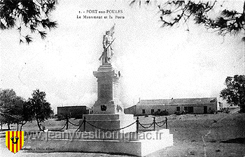 Le monument et la poste.gif - Le monument aux morts et la Poste